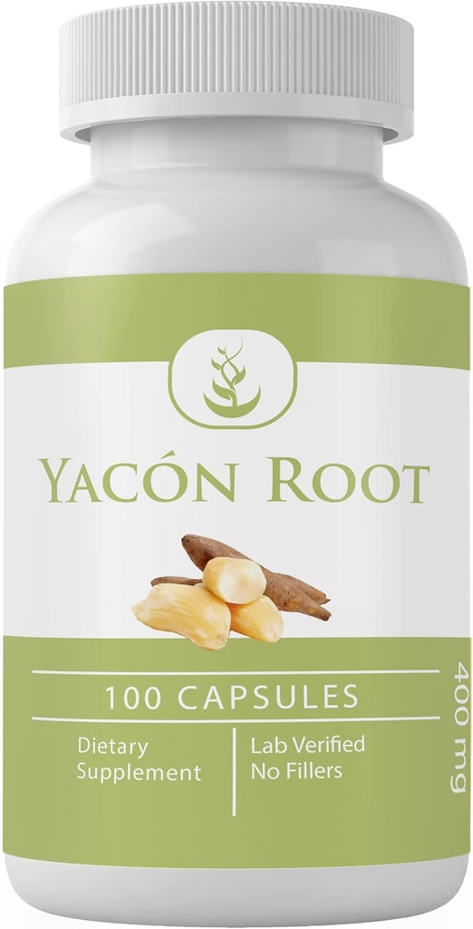 純粋な元のINGREDIENTS Yaconの根、(100のカプセル)常に純粋で、添加物か注入口、実験室は確認しました