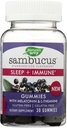 Nature's Way Nature's Way Sambucus Elderberry Sleep + Immune Gummies、30カウント