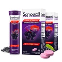 ビタミンC及び亜鉛が付いているSambucolの黒のElderberryのタブレット-免疫サポート補足、亜鉛およびビタミンCのEffervescentのタブレット、高い酸化剤、飲み物のFizzies- 30の計算が付いている黒いElderberry