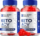 (2 パック) 全身の健康 Keto ACV グミー アドバンスト, フルボディヘルス Keto + ACV グミー 重量 Apple 損失 全身の健康 体重管理 ガミー フルボディヘルス レビュー ビタミン B12 (120 ガミー)