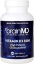 Amen Vitamin D3 5000 - 100 SoftgelsによるBrainMD - 高効力コレステロール - Gluten無料 - 100サービング