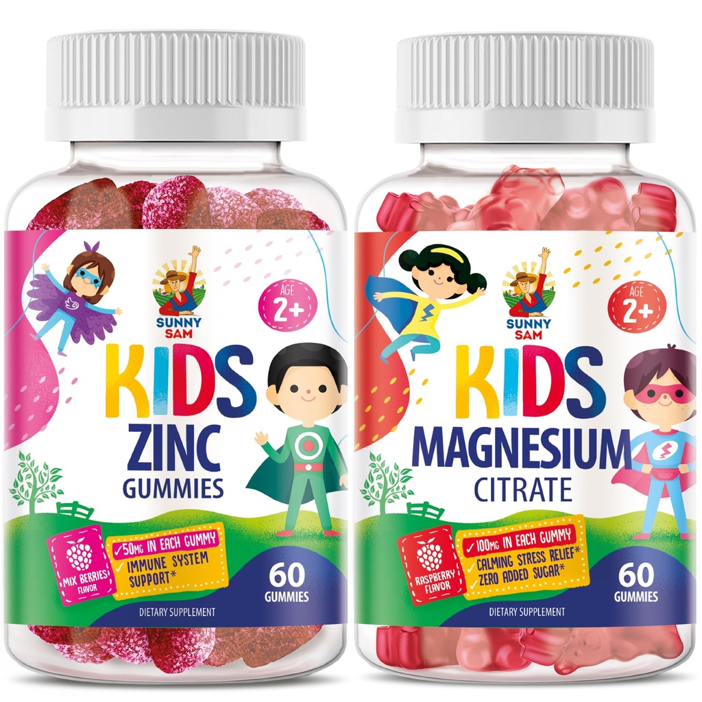 子供のためのサニーSAM亜鉛Chewable Gummy&マグネシウムグミ