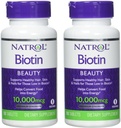 NatrolのBiotinのタブレット10000のmcgの100の計算(2のパック)