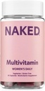NAKED nutrition Women's Multi - Daily Multivitamin - Vitamins A, C, E, Selenium, Zinc, Fruit and Super Green Extracts, to Boost Immune Support - Gluten-Free and Vegetarian Vitamins, 60 Capsules
