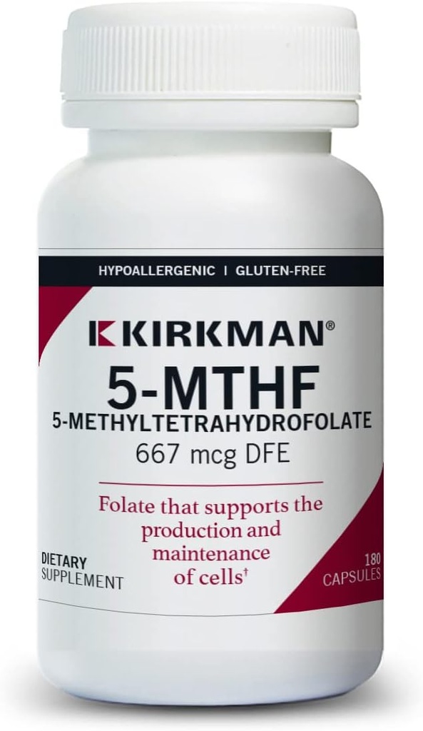 Kirkman - 5-MTHF - 5-METHYLTETRAHYDROFOLATE - Folate to Support Maintenance of Cells*