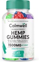 Calmwell Hemp Gummies - 公式フォーミュラ - Calmwell Gummies Extra Strength、Max Performance Hemp Blend、Calm Well Gummies Great Taste 25mg per Gummy 1500mg per Bottle New 2024 Blend(60 Gummies)