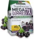 Nature's Answer Sambucus Mega Gummies | 7X よりエルダーベリーの集中 | アルコールフリー, グルテンフリー, 完全菜食主義者の, 完全菜食主義者の, ノン GMO & ノー防腐剤 | 30ct Gummies (パック 2)