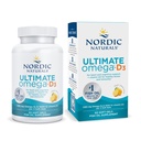 Nordic Naturals Ultimate Omega-D3、レモンフレーバー - 60 ソフトジェル - 1280 mg Omega-3 + 1000 IU ビタミンD3 - EPA&DHA - 脳、心臓、免疫の健康を促進 - 30 サービング