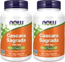 NOWの補足、Cascara Sagrada (Rhamnus purshiana)450のmg、250のベジス カプセル(2のパック)