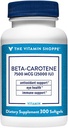 The Vitamin Shoppe Beta-Carotene 2,500IU (Vitamin A), Antioxidant Support for Vision & Immune Health (300 Softgels)
