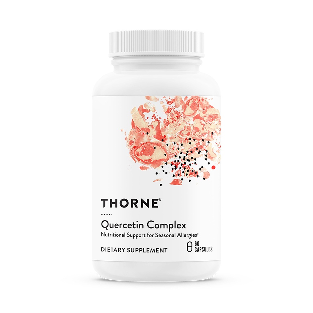 THORNE - ケルセチンコンプレックス(旧Quercenase) - 季節のアレルギーのための栄養サポート* - 60カプセル - 60のサービング