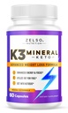 女性と男性、K3ミネラルピルのためのZELSO K3ミネラル減量の丸薬 - K3塩鉱物、ビタミン+ Ketoの減量のためのK3カプセルの補足 - 1か月の供給