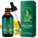 Mulleinの葉のエキスは肺の健康のための有機性液体のムレインのエキスの補足-ビーガン、健康サポートのための付加的なブロンチアルのクレンジングを落としません