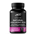 自然なHyaluronic酸の補足5XのビタミンC及びハイビスカスが付いている純粋なTremellaのきのこからのより強いHydrationの丸薬-皮の補足の反しわの食事療法のカプセル-毛の釘のビタミン