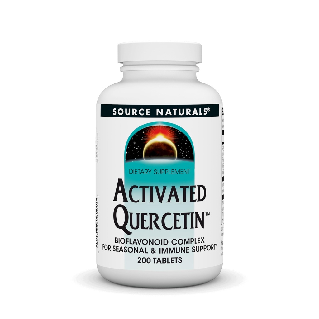 Source Naturalsはケルセチンを活性化 - 植物由来のBioflavonoidコンプレックス - 季節と免疫防衛* - 200ベジーターリンフレンドリーなタブレット