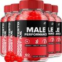 Primal Testo ブースト RX ACV 男性用グミー – PrimalTesto Boost RX オス ACV グミー オールナチュラル サプリメント, Primal TestoBoost RX グミー レビュー (5 パック - 300 グミ)