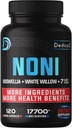 20:1 ノニカプセル17700mg - 免疫、筋肉および消化サポート10in1のためのサプリメントはボスウェリア、エルダーベリー、ターメリック、ジンジャー&その他 - 120ビーガンカプセル、非GMO&グルテンフリー
