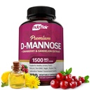 NutriFlair D-Mannose 1200mg、120カプセル - クランベリーとタンポの抽出物 - 自然尿路の健康UTIサポート - ベストDマンノーズパウダー - フラッシュ不純物、デトックスボディ、女性と男性のための