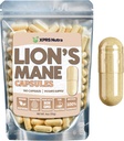 XPRS Nutra Organic Lions Maneの補足のカプセル- 180の計算(90日の供給)の精神、認知および免除のライオンのマニーの粉のカプセルのための優れたライオンのマニーのマッシュルームのカプセル