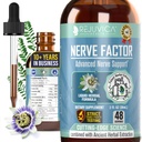 Rejuvica健康NerveFactor - 高度なNerveサポートサプリメント - より良い吸収のための液体配達 - Acetyl-L-カルニチン、アルファリポ酸、ビタミンB12、葉酸、白ウィローバーク&もっと!