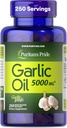 Puritan's Pride Premium Garlic Fresh 5000mg、心の健康のための伝統的な栄養補助食品、抗酸化特性、250急速なリリースSoftgels