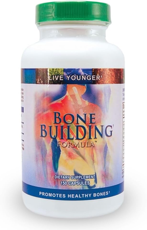 Youngevity BoneビルフォーミュラTM - カルシウム、マグネシウム、D3、Biotin、Boneの健康のためのグルコサミンHCl、および密度 - 必須コファクター:トレースミネラル、ボルン、ホレステールハーブ、ローズヒップ(150キャップ)
