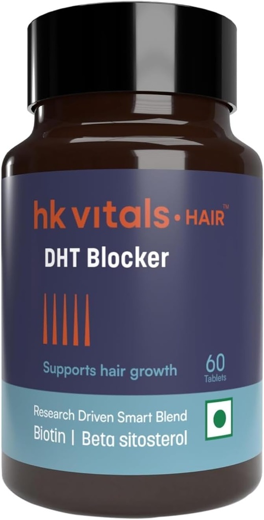 itals DHT Blocker with Biotin (60 Tablets) | Stinging Nettle and SOYA Protein | Helps Reduce Hair Fall, Stimulates Hair Growth