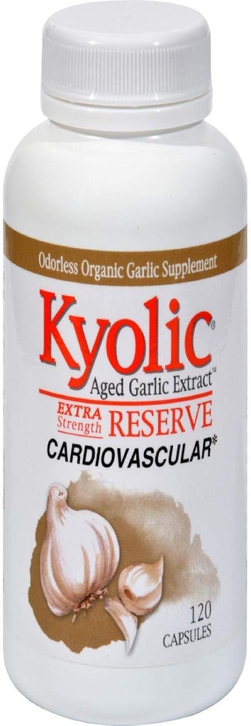 Kyolic Reserve Aged Garlic Extract 600 Milligrams 120 Capsules