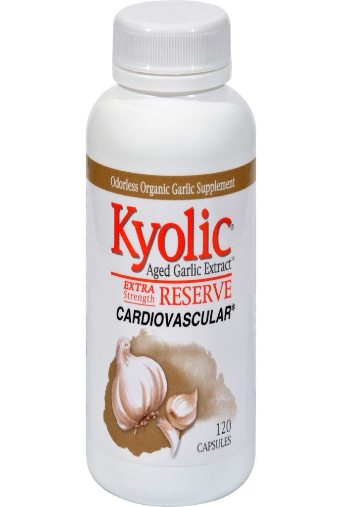 Kyolicの予備の老化させたニンニクのエキス600のミリグラム120のカプセル