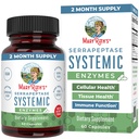 MaryRuth Organics セルプターゼ酵素カプセル | 最大2ヶ月の供給 | 高効力下痢救済ピルの酵素サプリメント | 組織の健康と細胞の健康 | 完全菜食主義者の | グルテンフリー | 60 カウント