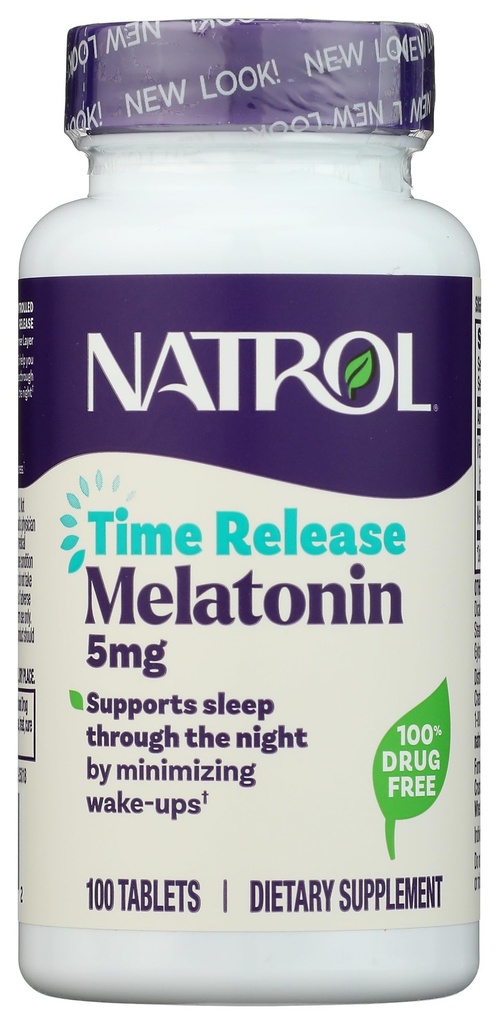 Melatonin 5mgの時間解放、0.32 lb