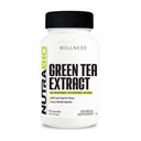 NutraBioの緑茶のエキスは、酸化防止の利点を加え、全面的な健康および井戸の500mg - 90のカプセルを助けます