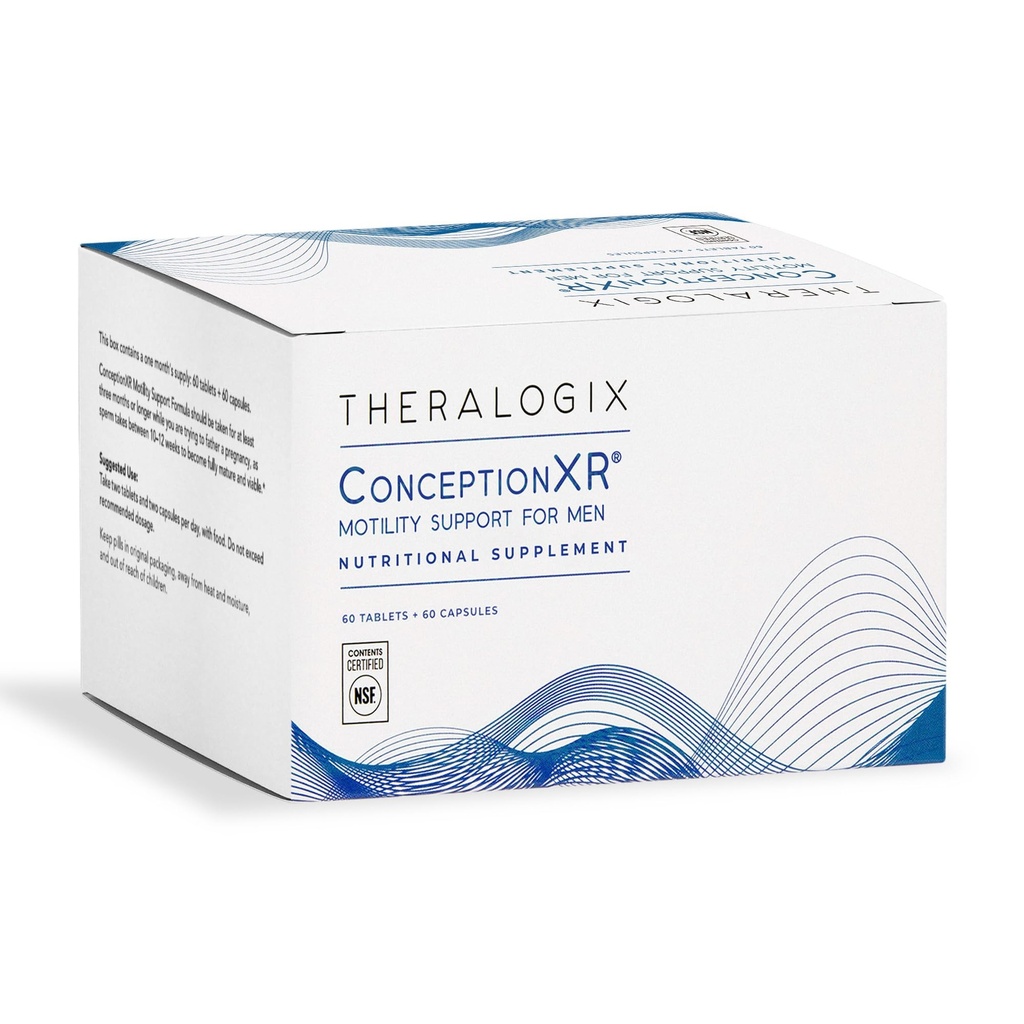 Theralogix ConceptionXR Motilityサポートフォーミュラ - 男性受容ビタミンFertilityサポート - 精子健康のための男性不妊サプリメント* - NSF認定 - 60タブ+ 60キャップ(30日供給)