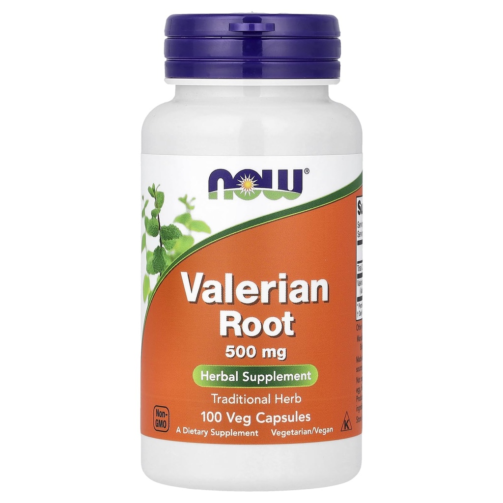 NOWの食糧Valeianの根、500mg、100のカプセル