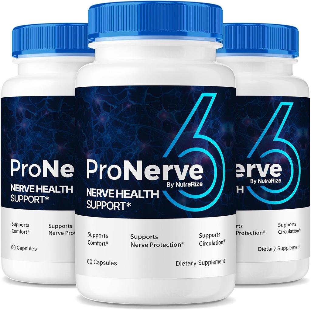 NutraRize (3パック) ProNerve6 Neuropathy、ProNerve 6 Nerveサポートサプリメント、Pro Nerve 6カプセル、ProNerve6パスタレビュー(180カプセル)