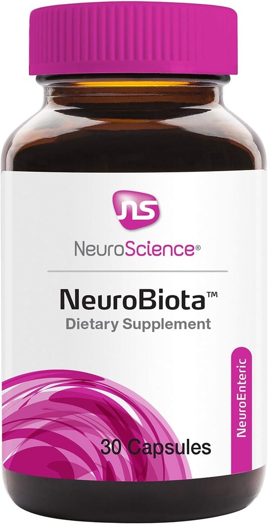 NeuroScience Mood Probiotic for Women & Men - NeuroBiota Mood Support Supplement with Probiotics for Digestive Health, Immune Support & Healthy GABA 活動 - Gut-Brain Axis(30カプセル)を養う
