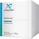 XYMOGENのBrainSustainの粉-記憶+ 19gのエンドウ豆蛋白質、Bのビタミン、鉱物、アミノ酸、Phosphatidylserine、DHA + CoQ10 -クリーミーなチョコレート(10のパケット)の塩ビの飲み物