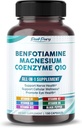 マグネシウム&コエンザイムQ10とBenfotiamine - 米国製150カプセルで作られたNerve Health、セルラーウェルネス&アイヘルスをサポート