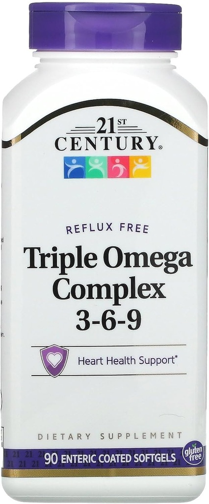 第21回センチュリーオメガ3-6-9複合体ENTERICコーティング90Softgels