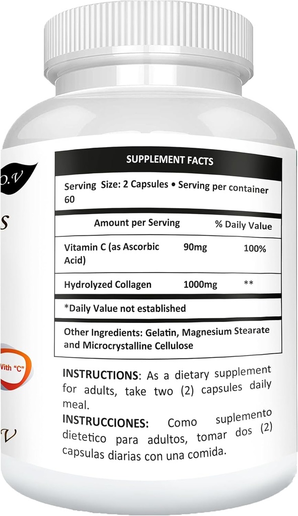 Colageno Colagein Collagen 100% Colageno 120 キャップ 1000mg Puro Collagen El MAS Fuerte Y Efectivo Colagein Totalmete Original De Collagen 3 Veces Mas Que Cualquier Otro Y Precio Muy Bajo