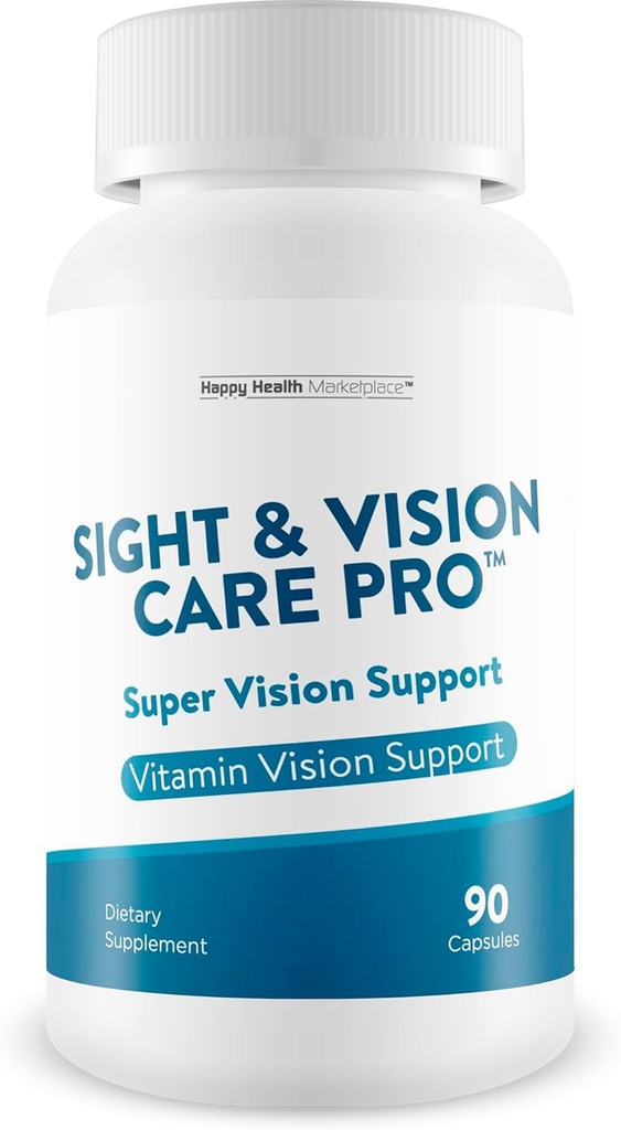 Sight & Vision Care Pro - Super Vision Support - Vitamin & Mineral Vision Supplement with Antioxidant Cell Support - Promote Visual Acuity and Reduced Eye Strain - Support Sight Care & Eye Health