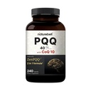 NatureBell PQQQ 40mg/CoQ10、240カプセルを添える | アクティブ・ピロロキノリン・キノン、高度にBioavailable ZenPQQ+ フォーミュラ - 心、脳、およびミトコンドリアの健康を促進 - 非GMO