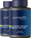 ProHealth ボディ&ジョイント - 最適化されたカークミン Longvida (60 Veggie カプセル) (2パック)
