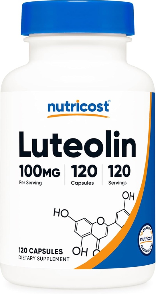 Nutricost Luteolin 100mg 120カプセル - ベジタリアンフレンドリー、非GMO、グルテンフリー