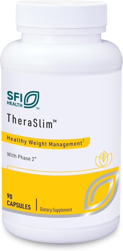 KlaireLabs SFIの健康Theraslim - フェーズ2 Carbコントローラーフォーミュラとホワイトビーンエキス、ブロックスターチ&炭水化物カロリー(90カプセル)を支援