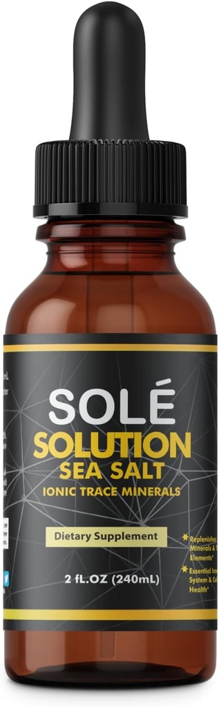 Qei Sole Sea Salt - ナトリウム塩化物、カリウム、鉄、カルシウム、マグネシウム、銅、亜鉛などで構成されています。 (ビッグ、8 0z)