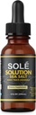 Qei Sole Sea Salt - ナトリウム塩化物、カリウム、鉄、カルシウム、マグネシウム、銅、亜鉛などで構成されています。 (ビッグ、8 0z)