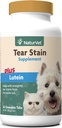 NaturVet - Tear Stain Plus Lutein - Unsightly Tear Stainsを排除 - Cranberry Extract、Calcium AscorbateとOregon Grape Root - 犬と猫 - 60錠