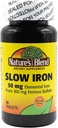 Nature's Blend Slow Iron 50 mg (160 mg) Slow Fe® 60錠と比較して