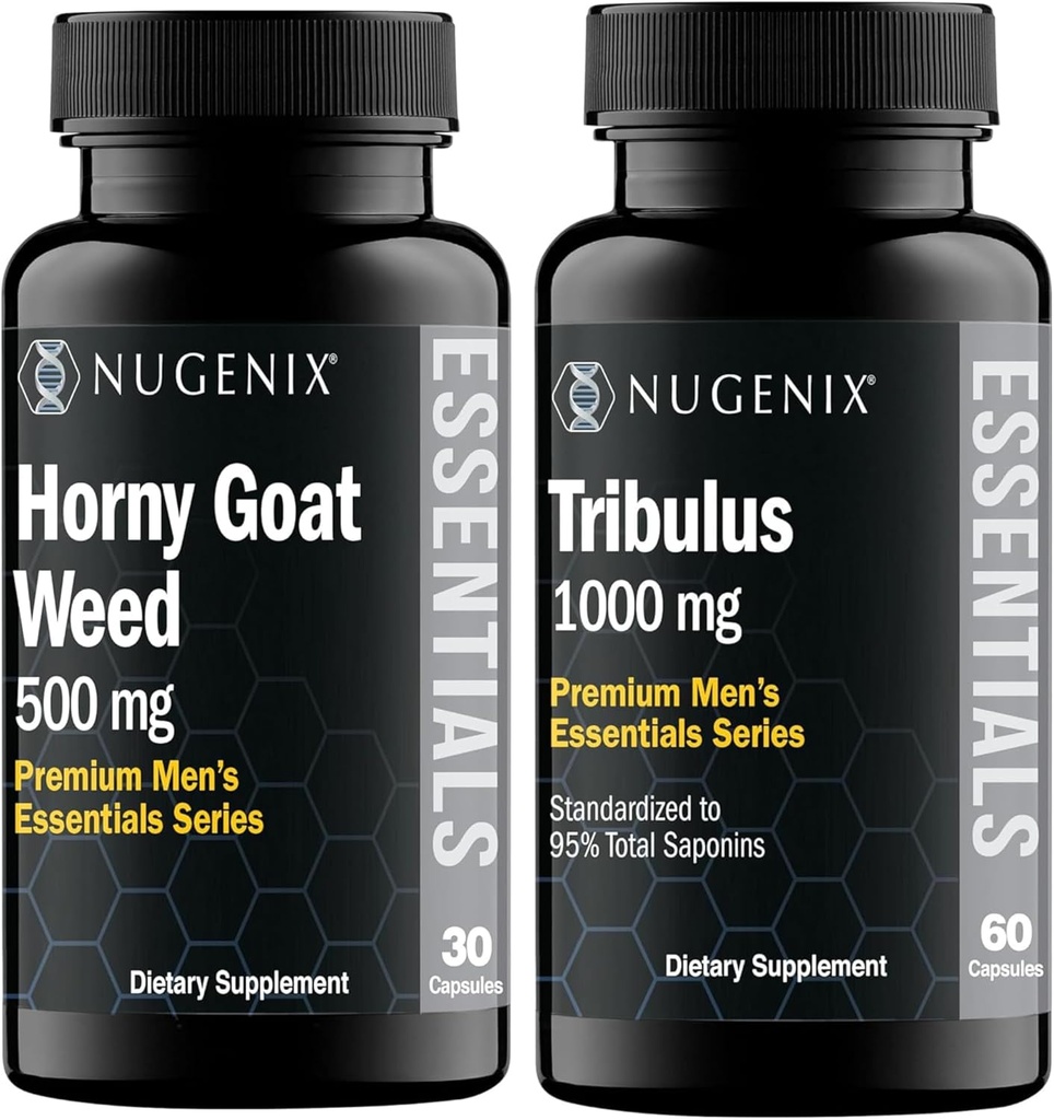 Nugenix Essentials Tribulus TerrestrisとHorny Goat Weedサプリメント